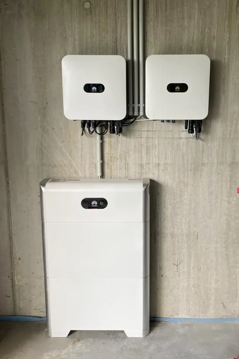 Thuisbatterij installatie